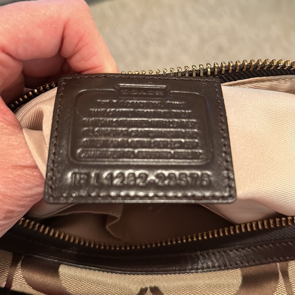 Coach Canvas & Leather Signature Satchel - Picture 9 of 9